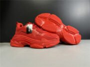 BLCG ALL OVER LOGO TRIPLE S SNEAKER RED 524039 W2FA1 7632 - Image 6