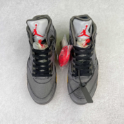Off-White x Air Jordan 5 Black CT8480-001 - Image 3