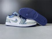 Air Jordan 1 Low Washed Denim CZ8455-100 - Image 3