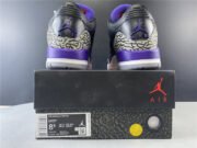 Air Jordan 3 Retro Black Court Purple CT8532-050 - Image 14