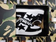 A BATHING APE BAPE STA LOW BLACK 1H70191001 - Image 4