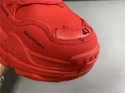 BLCG ALL OVER LOGO TRIPLE S SNEAKER RED 524039 W2FA1 7632 - Image 7