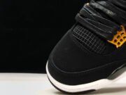 Air Jordan 4 “Royalty” Black/Metallic Gold-White 308497-032 - Image 9