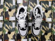 A BATHING APE BAPE STA LOW BLACK 1H70191001 - Image 12