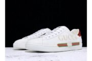 GUCC ACE EMBROIDERED LOW-TOP SNEAKER WHITE WITH LOGO - Image 3
