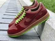 Nike Dunk Low 1-Piece Laser Varsity Red Chartreuse 311611-661 - Image 2