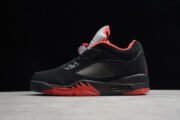 Air Jordan 5 Retro Low “Alternate 90” black/ red mens 819171-001