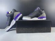 Air Jordan 3 Retro Black Court Purple CT8532-050 - Image 13