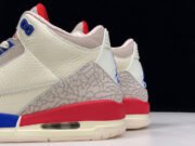 Air Jordan 3 Retro "CHARITY GAME" sail red mens 136064-140 - Image 9