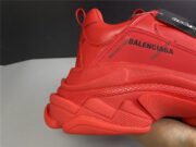 BLCG ALL OVER LOGO TRIPLE S SNEAKER RED 524039 W2FA1 7632 - Image 14