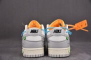 OFF-WHITE X NIKE SB DUNK LOW OW WHITE GREY BLUE DM1602-115 - Image 4