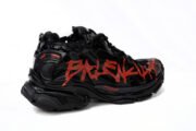 BALCIA Runner Black And Red Characters Balenciaga