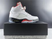 Air Jordan 5 Retro Fire Red Silver Tongue (2020) DA1911-102 - Image 6
