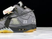 Off-White x Air Jordan 5 Black CT8480-001 - Image 15