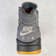 Off-White x Air Jordan 5 Black CT8480-001 - Image 7