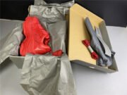 BLCG ALL OVER LOGO TRIPLE S SNEAKER RED 524039 W2FA1 7632 - Image 11