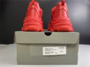 BLCG ALL OVER LOGO TRIPLE S SNEAKER RED 524039 W2FA1 7632 - Image 5