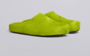 Fussbet Sabot calf-hair slippers