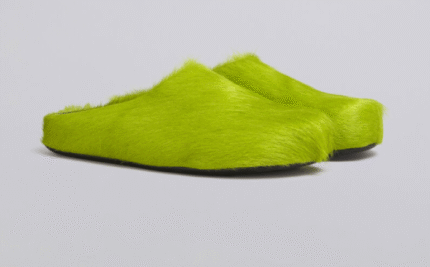 Fussbet Sabot calf-hair slippers