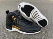 Air Jordan 12 Retro 'Reptile' Black/Metallic Gold-White AO6068-007 - Image 3
