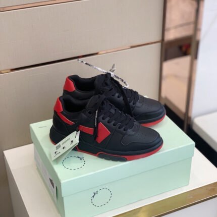 OFF WHITE™ C/O VIRGIL ABLOH OUT OF OFFICE LOW-TOP LEATHER SNEAKERS "OOO"