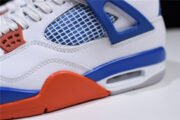 Air Jordan 4 White/Bright Crimson-Royal Blue 308497-171 - Image 2