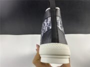 DR B23 High Top Oblique Sneaker Black & White - Image 10