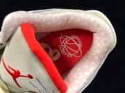 Air Jordan 3 Retro "CHARITY GAME" sail red mens 136064-140 - Image 12