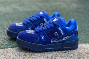 LV TRAINER MAXI Full of diamonds blue