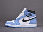 AIR JORDAN 1 RETRO HIGH WHITE UNIVERSITY BLUE BLACK 555088-134 - Image 2