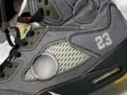 Off-White x Air Jordan 5 Black CT8480-001 - Image 13