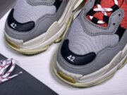 BLCG Triple S Grey Red Blue (2018 Reissue) 533883 W0902 4365 - Image 8