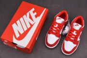 NIKE DUNK LOW UNIVERSITY RED WHITE CU1727-100 - Image 4