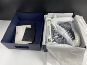 DR B23 High Top Oblique Sneaker Black & White - Image 12