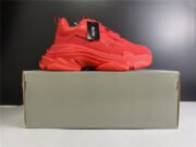 BLCG ALL OVER LOGO TRIPLE S SNEAKER RED 524039 W2FA1 7632 - Image 2