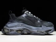 BLCG Wmns Triple S Trainer 'Black Clear Sole' 544351 W09O1 1000 - Image 2