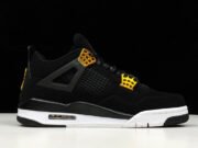 Air Jordan 4 “Royalty” Black/Metallic Gold-White 308497-032 - Image 5