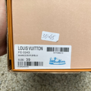 LV TRAINER MAXI White and bule denim - Image 9