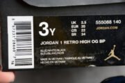 KIDS AIR JORDAN 1 OBSIDIAN UNIVERSITY BLUE (555088-140) - Image 5