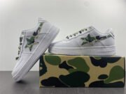 A BATHING APE SK8 STA LOW WHITE ABC CAMO GREEN - Image 2
