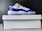 Air Jordan 11 Retro Low White Concord AH7860-100 - Image 2