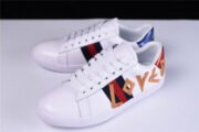 GUCC ACE EMBROIDERED LOW-TOP SNEAKER WITH LOVED 497090 DOPE0 9095 - Image 9
