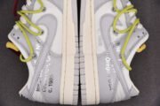 OFF-WHITE X NIKE DUNK LOW THE 50 WHITE GREY DM1602-106 - Image 11