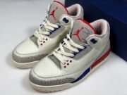 Air Jordan 3 Retro "CHARITY GAME" sail red mens 136064-140 - Image 11