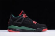Air Jordan 4 NRG “GUCC” Black/Gorge Green-Varsity Red AQ3816-063 - Image 5