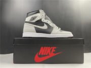 Air Jordan 1 Retro High Black White Light Smoke Grey 555088-035 - Image 4