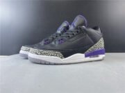 Air Jordan 3 Retro Black Court Purple CT8532-050