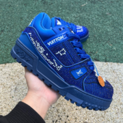 LV TRAINER MAXI Full of diamonds blue - Image 2