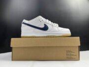 Nike SB Dunk Low Orange Label White Navy CZ2249-100 - Image 2