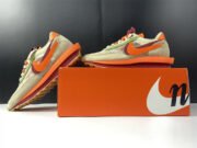 Nike LDWaffle CLOT sacai Net Orange Blaze DH1347-100 - Image 4